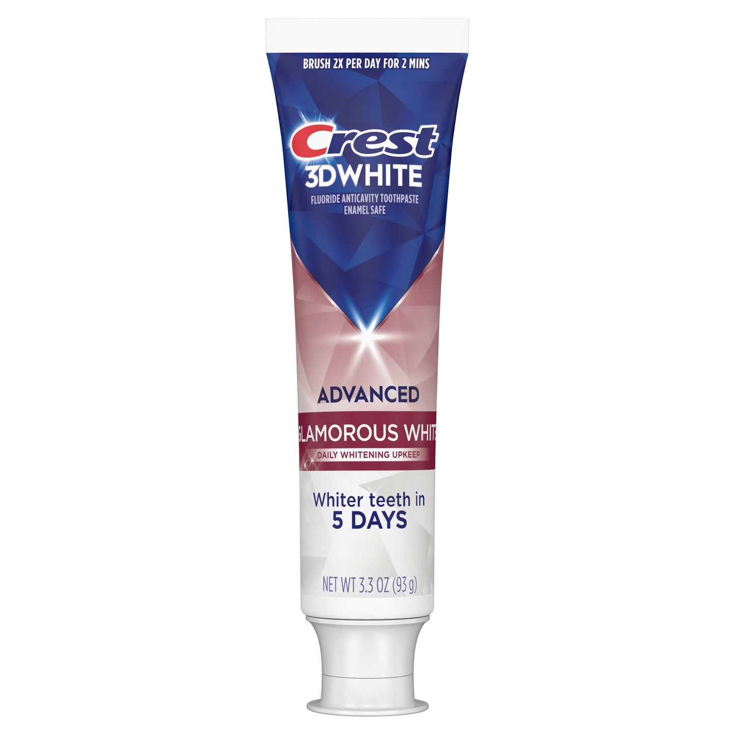 Crest 3DWhite Advanced Glamorous White Teeth Whitening Toothpaste