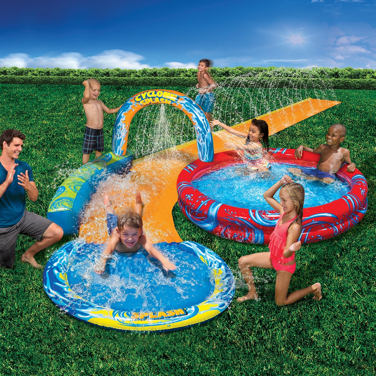 Banzai Cyclone Splash Water Park Set