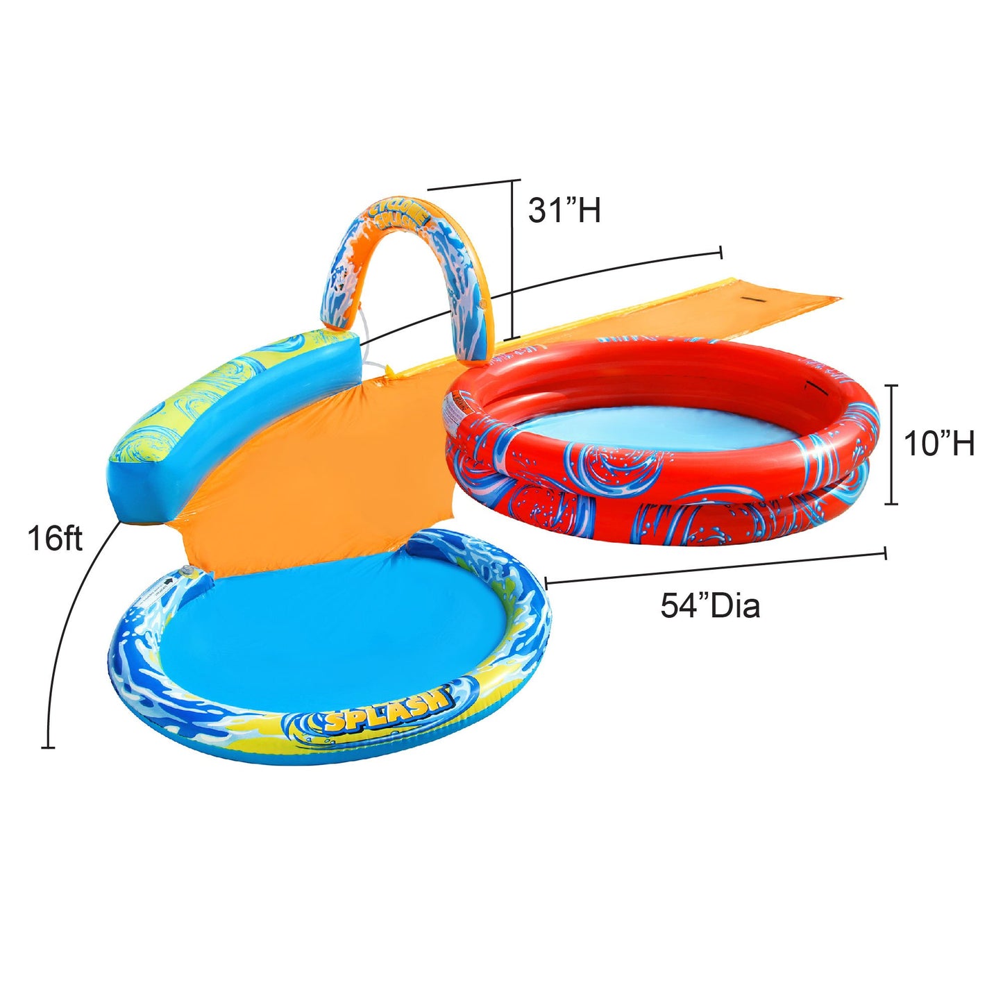 Banzai Cyclone Splash Water Park Set