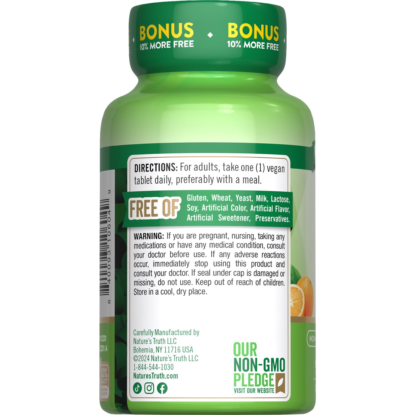 Nature's Truth Vitamin C 500 mg Tablets