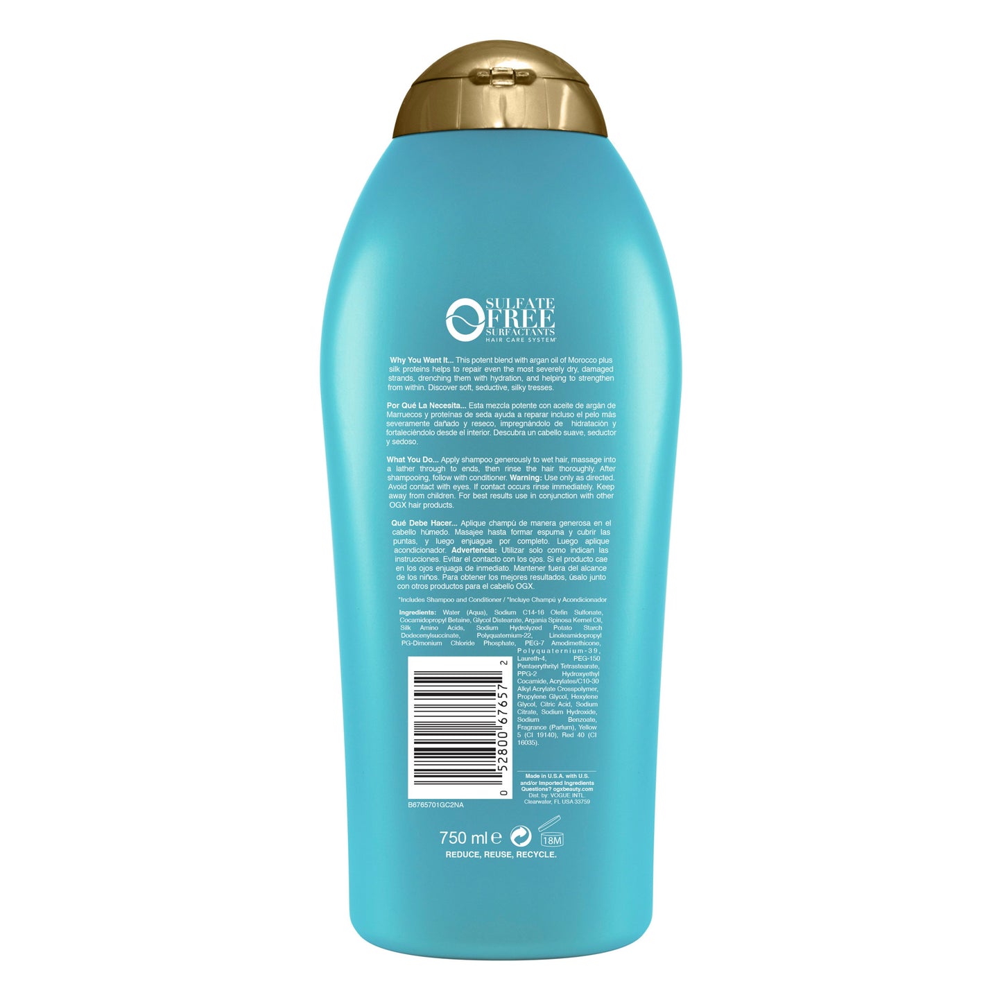 OGX Hydrate & Repair Argan Oil of Morocco  Shampoo - Extra Strength
