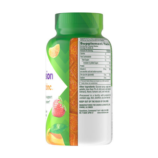 Vitafusion Power Zinc 15 mg + Vitamin C Adult Gummies