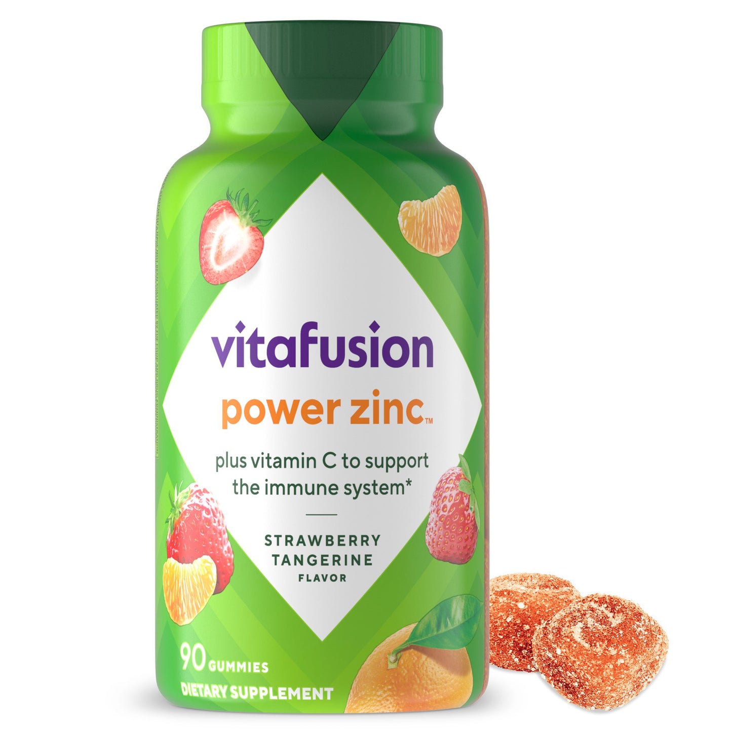 Vitafusion Power Zinc 15 mg + Vitamin C Adult Gummies