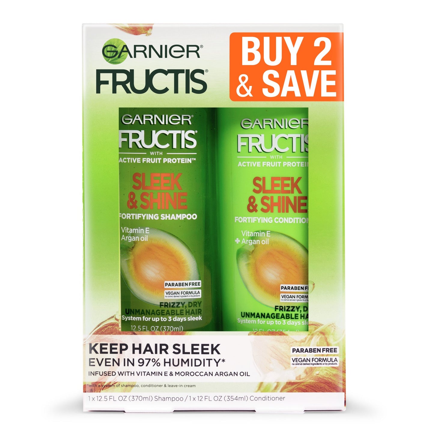 Garnier Fructis Sleek & Shine Shampoo and Conditioner