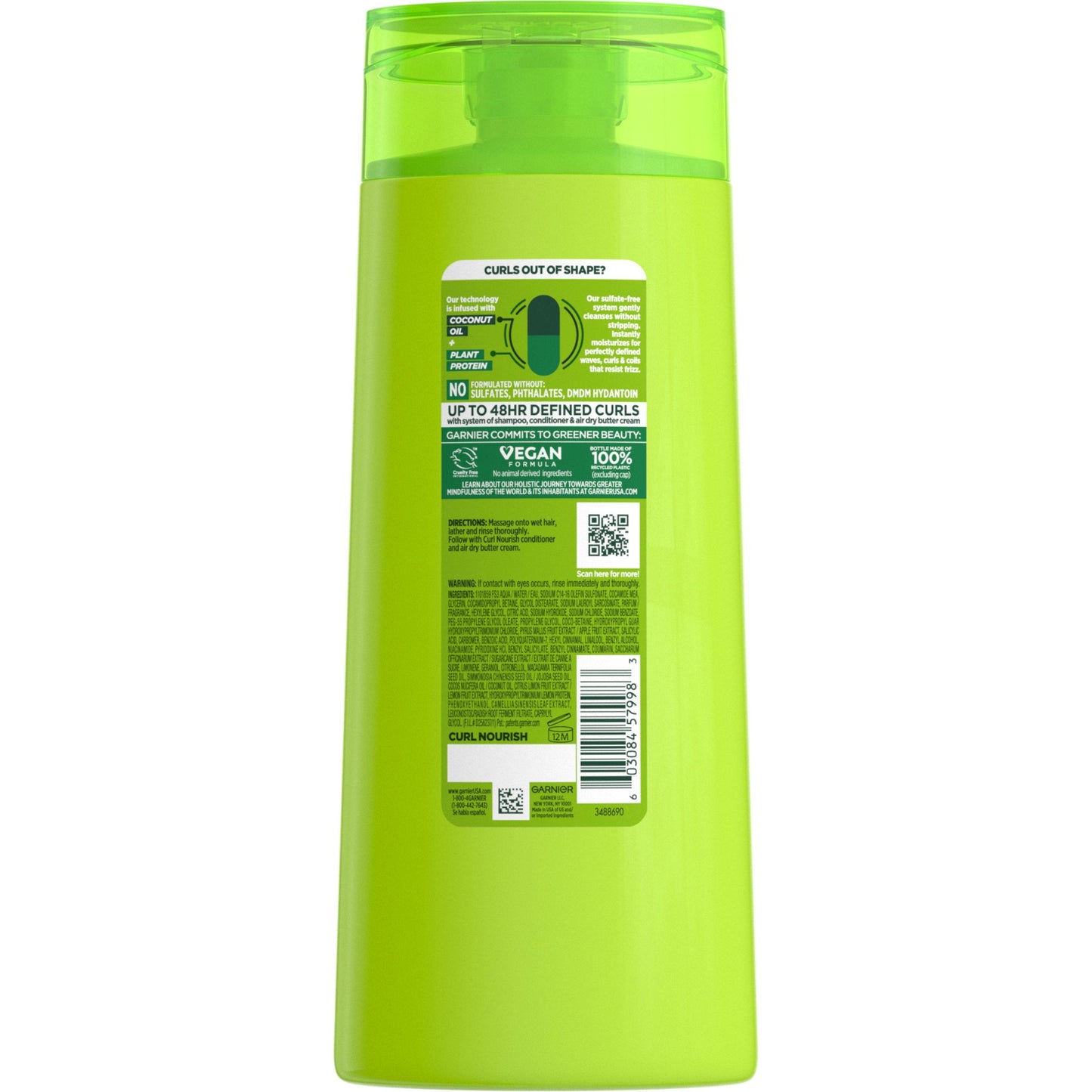 Garnier Fructis Curl Nourish Moisturizing Shampoo
