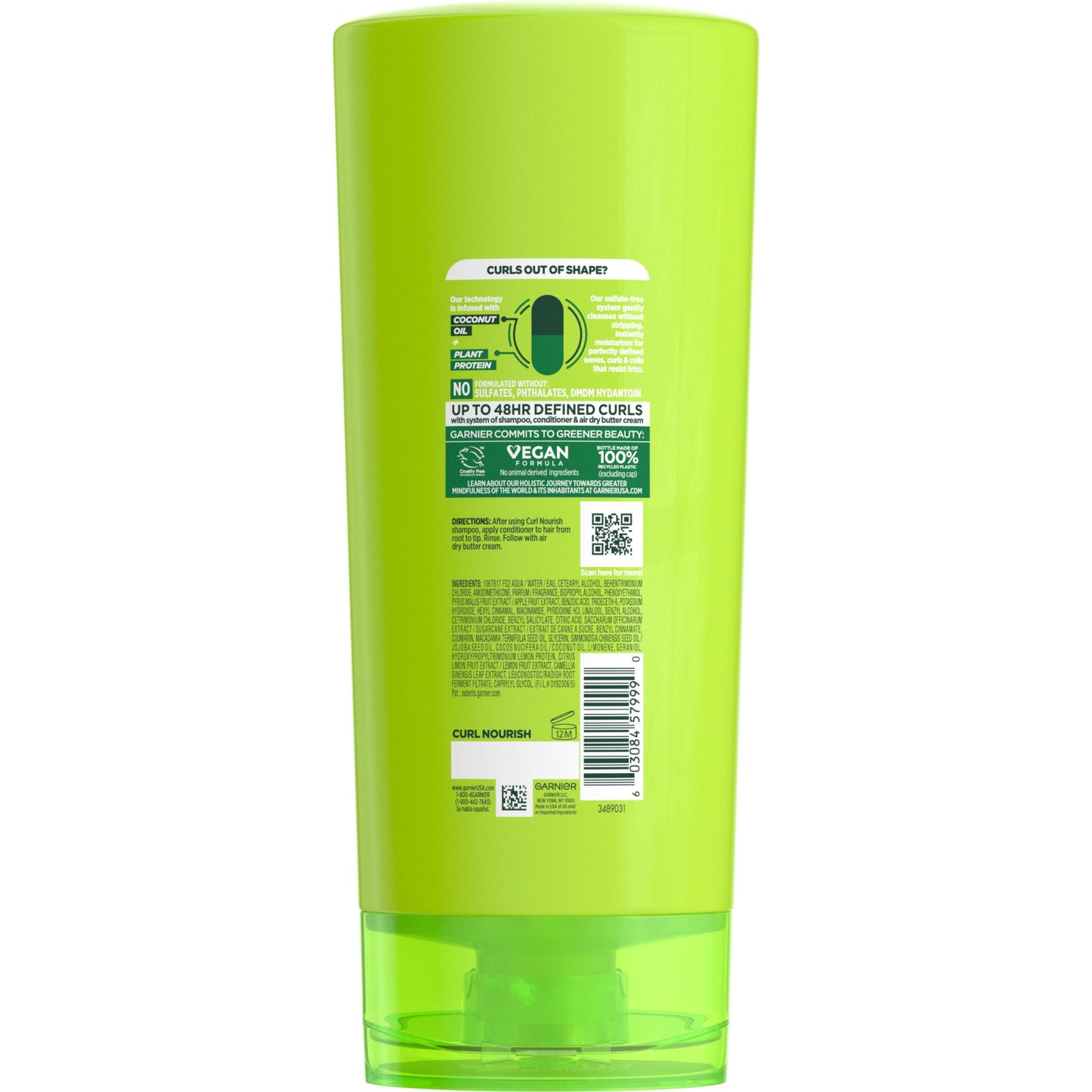 Garnier Fructis Curl Nourish Moisturizing Conditioner