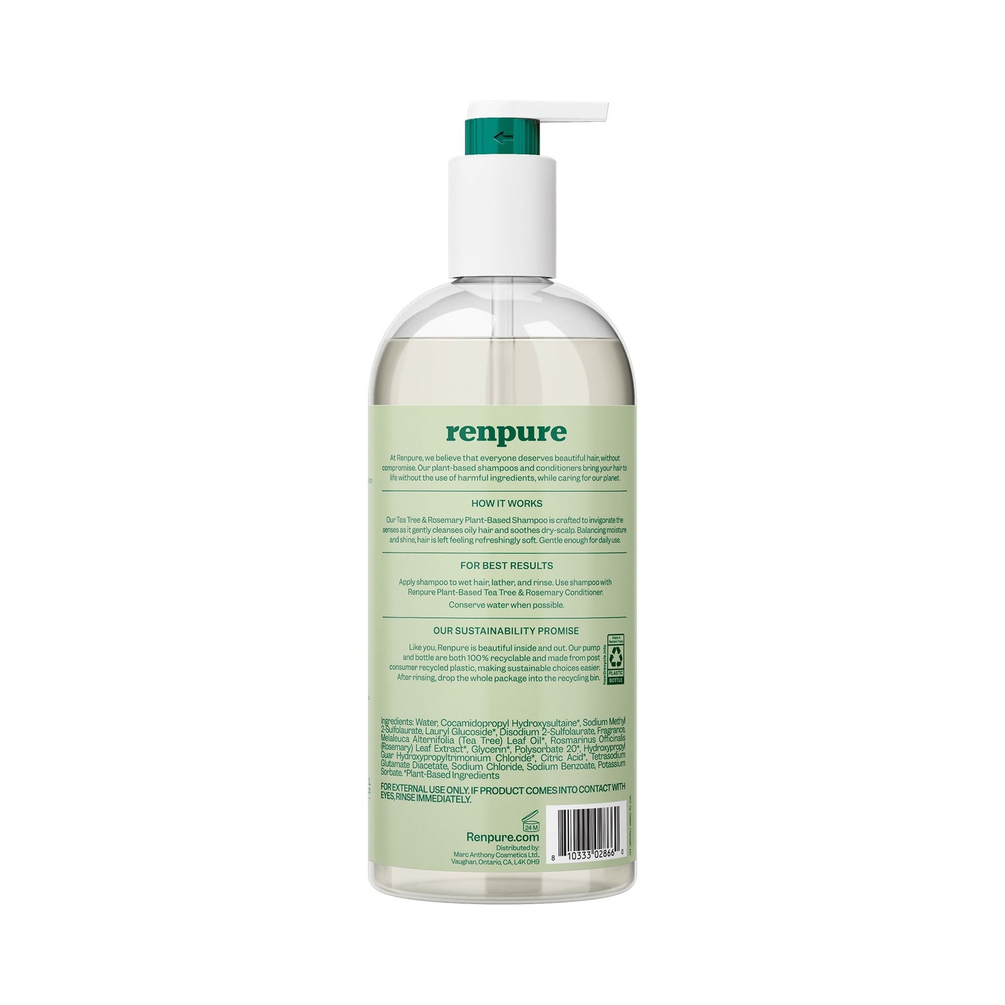 Renpure Tea Tree & Rosemary Refresh and Rebalance Shampoo