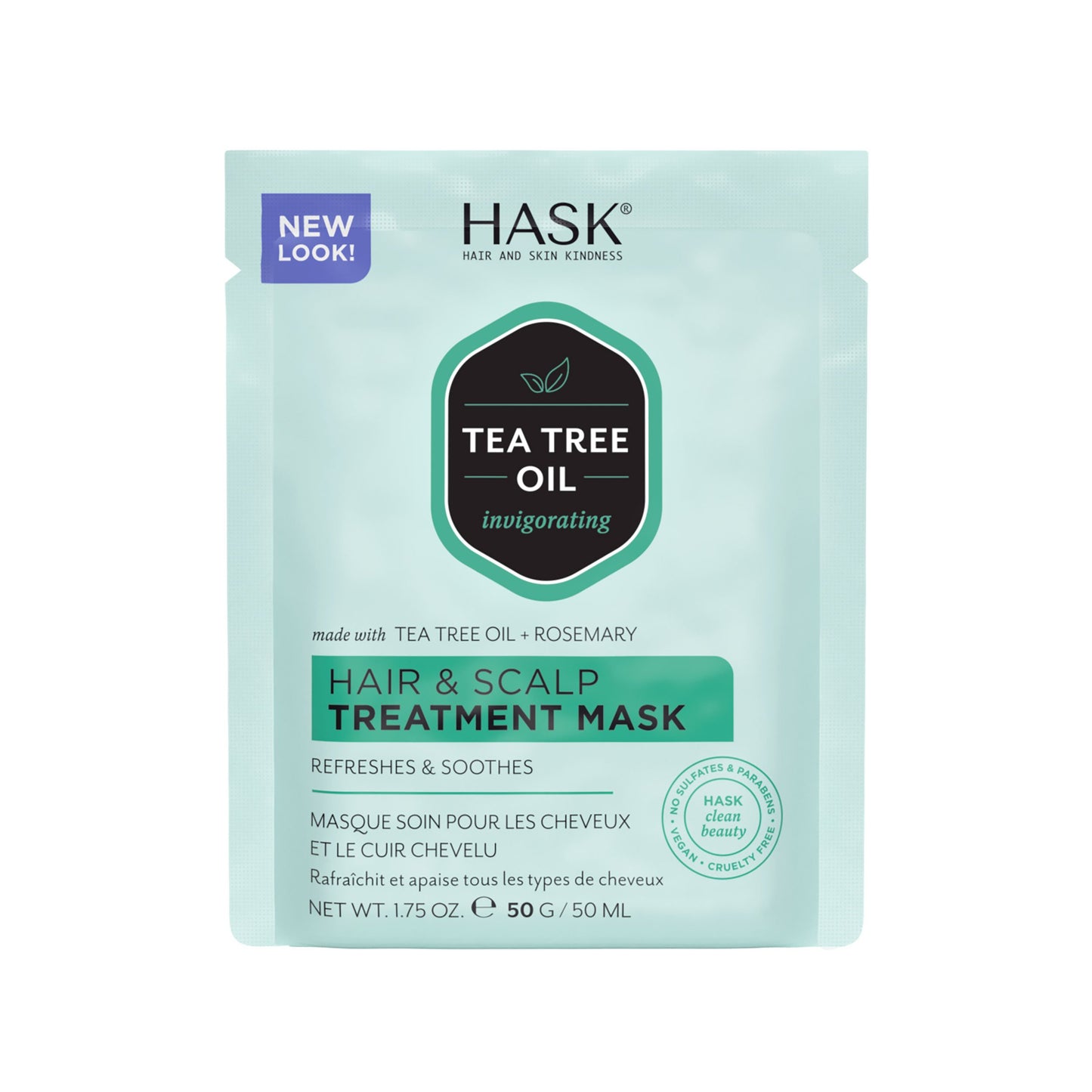 HASK Tea Tree Oil & Rosemary Hair & Scalp Treatment Mask