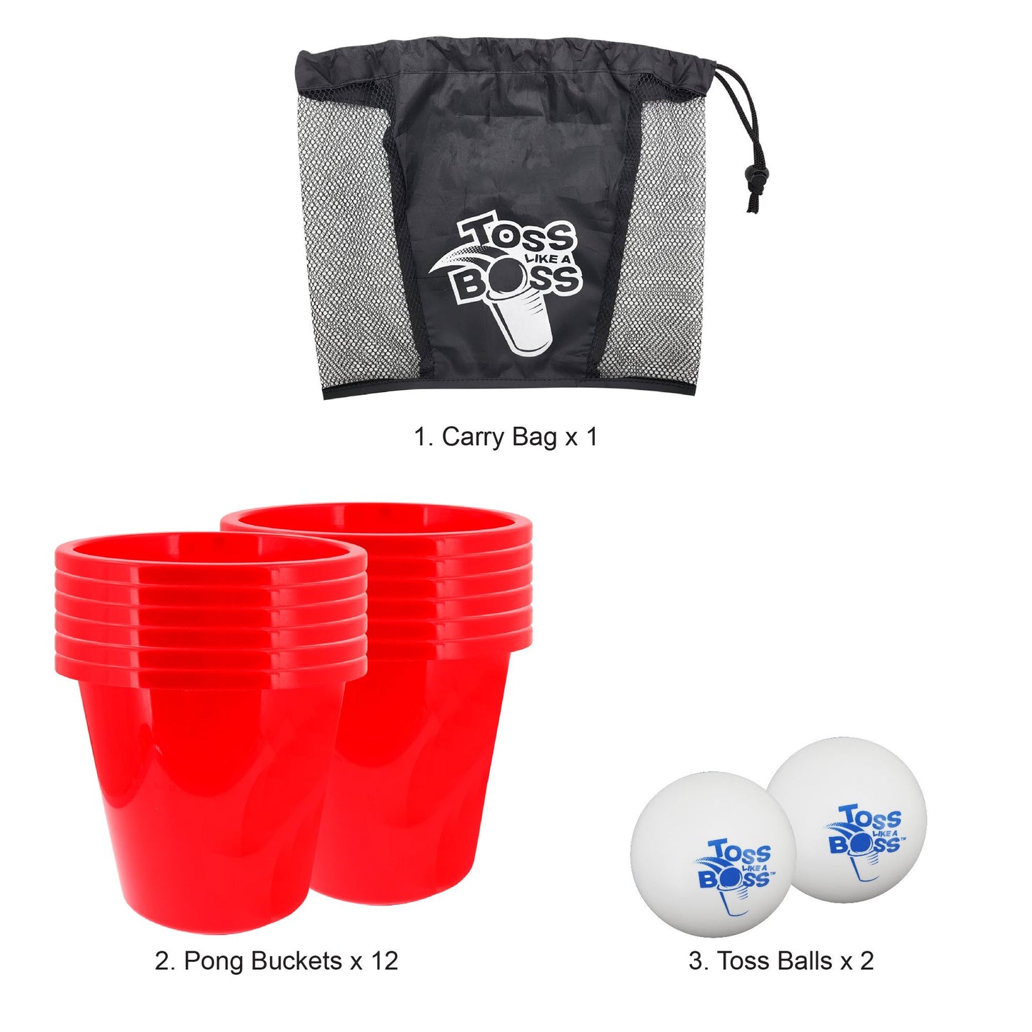 Banzai Toss Like A Boss Giant Yard Pong Game