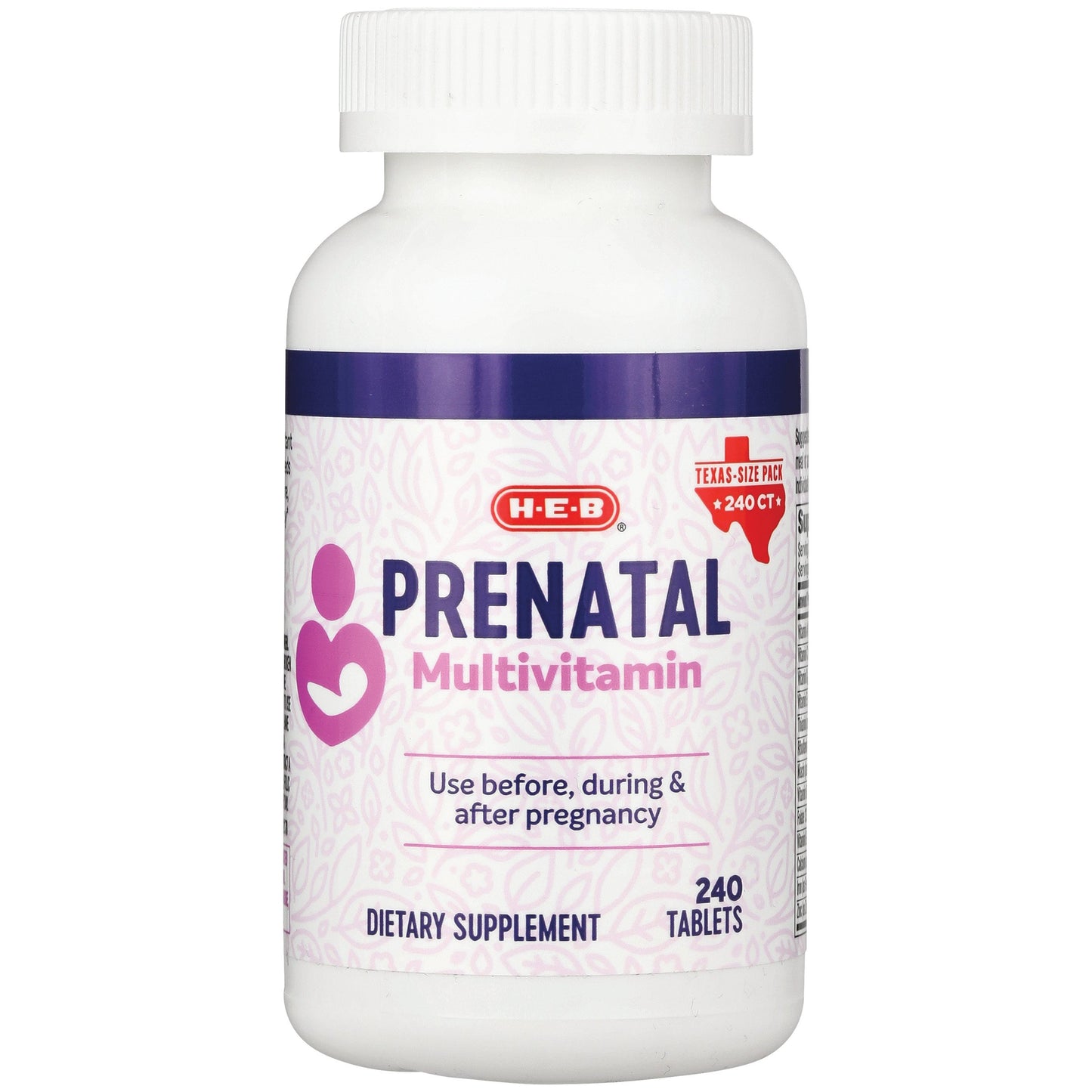 H-E-B Prenatal Multivitamin Tablets - Texas-Size Pack