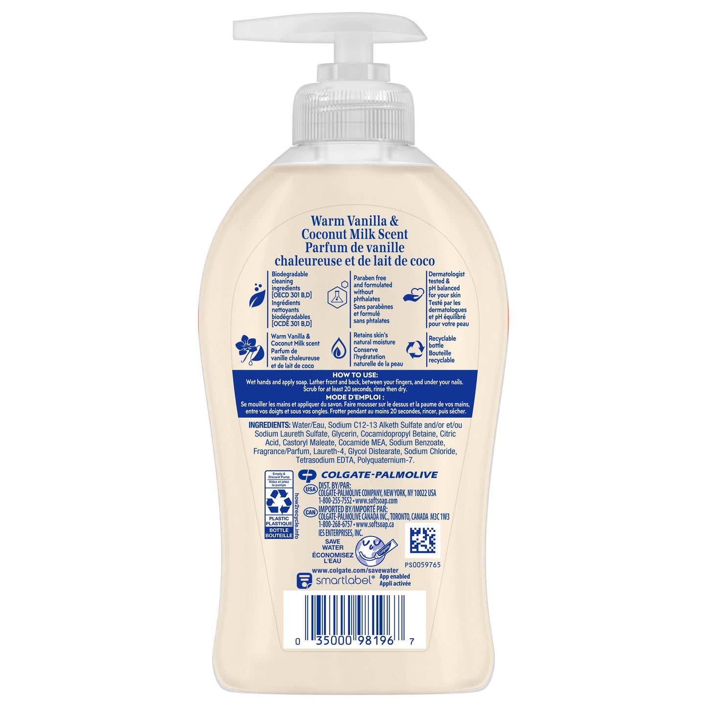 Softsoap Moisturizing Liquid Hand Soap - Vanilla & Coconut