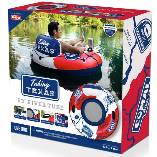 H-E-B Tubing Texas Inflatable River Tube - Red