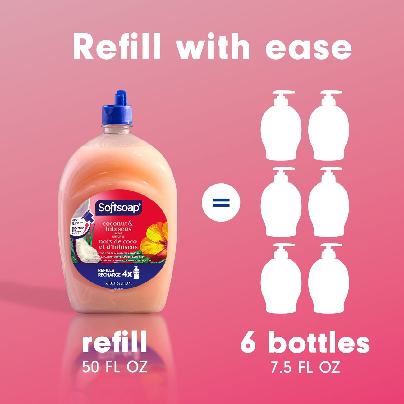 Softsoap Liquid Hand Soap Refill - Coconut And Hibiscus