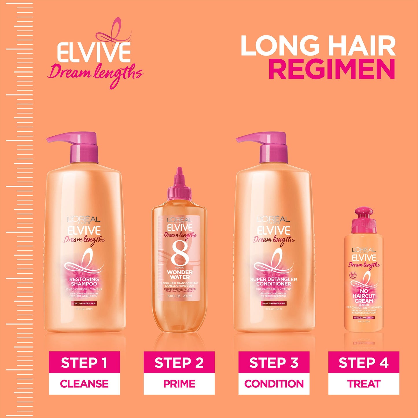 L'Oréal Paris Elvive Dream Lengths Conditioner for Long, Damaged Hair