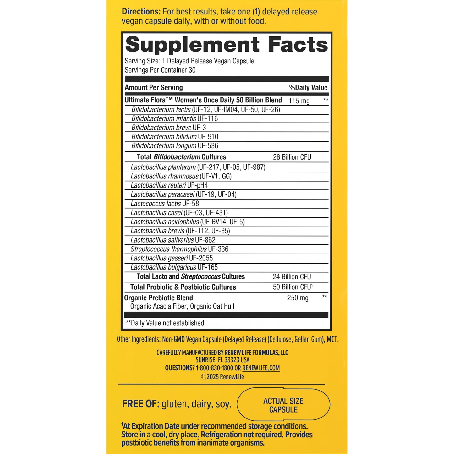 Renew Life Women’s Care Probiotic Capsules