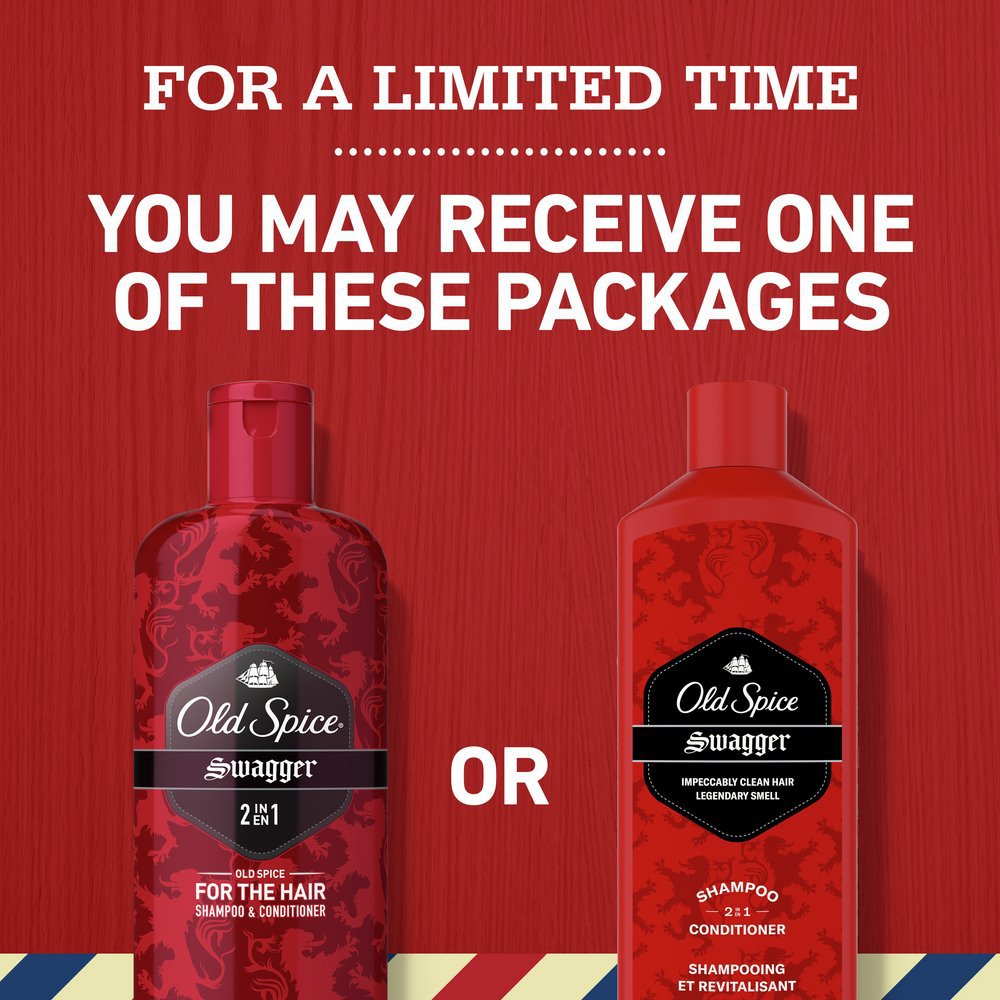 Old Spice 2 in 1 Shampoo Conditioner - Swagger