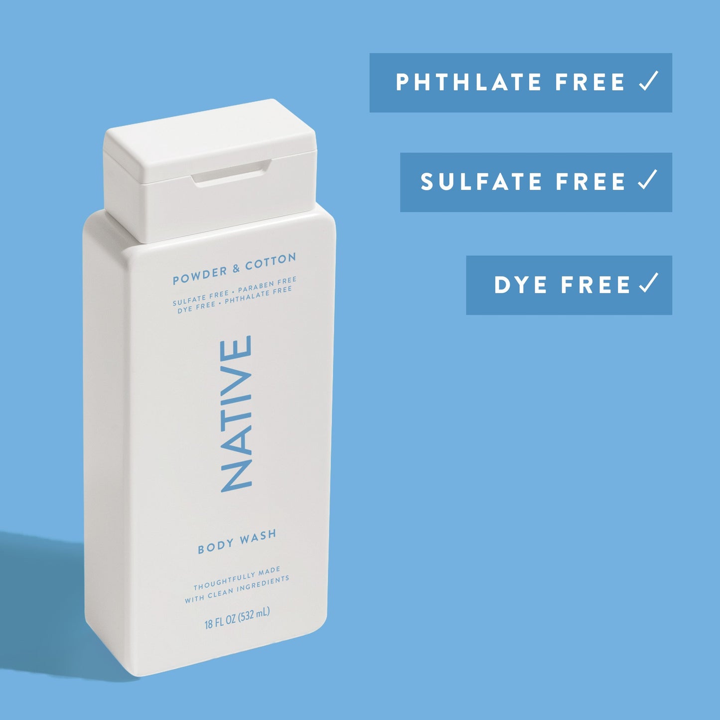 Native Body Wash - Powder & Cotton