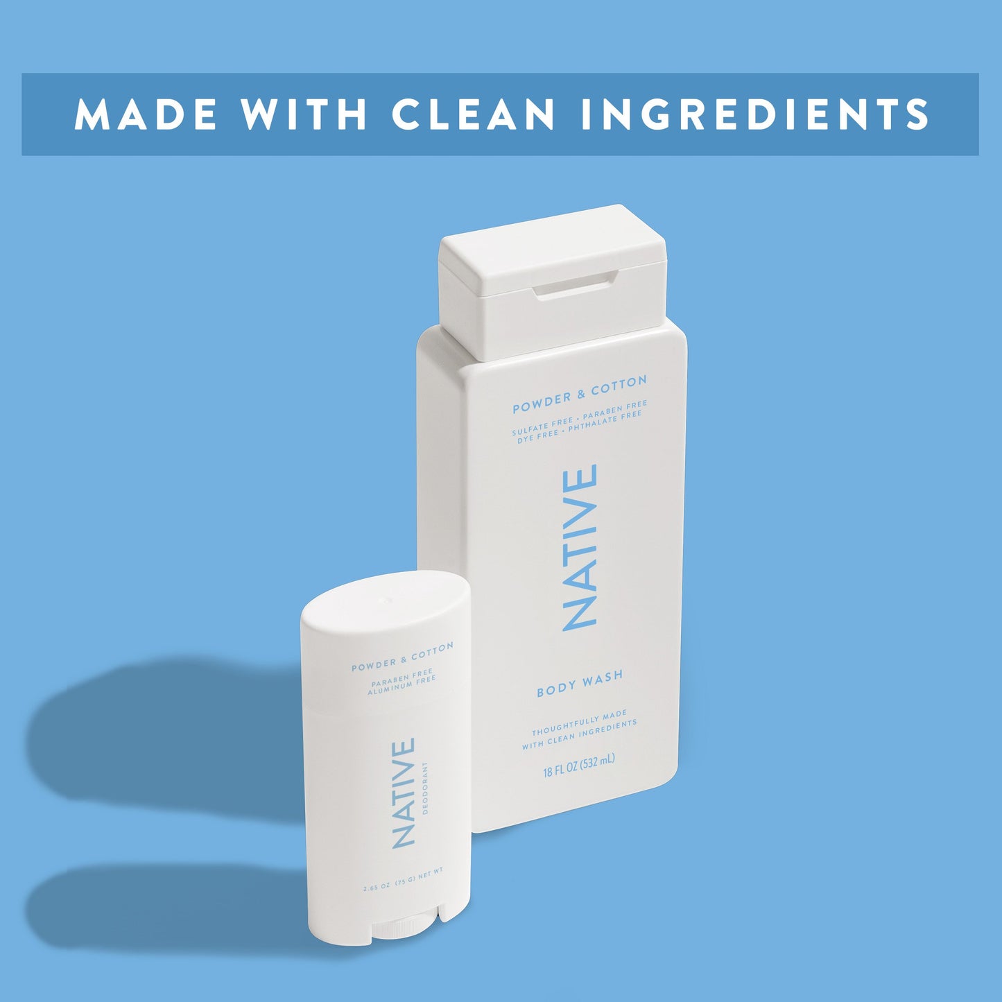 Native Body Wash - Powder & Cotton