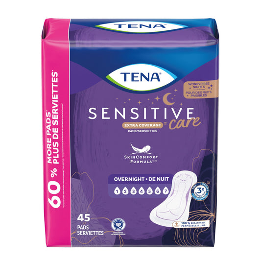 Tena Sensitive Care Overnight Incontinence Pads