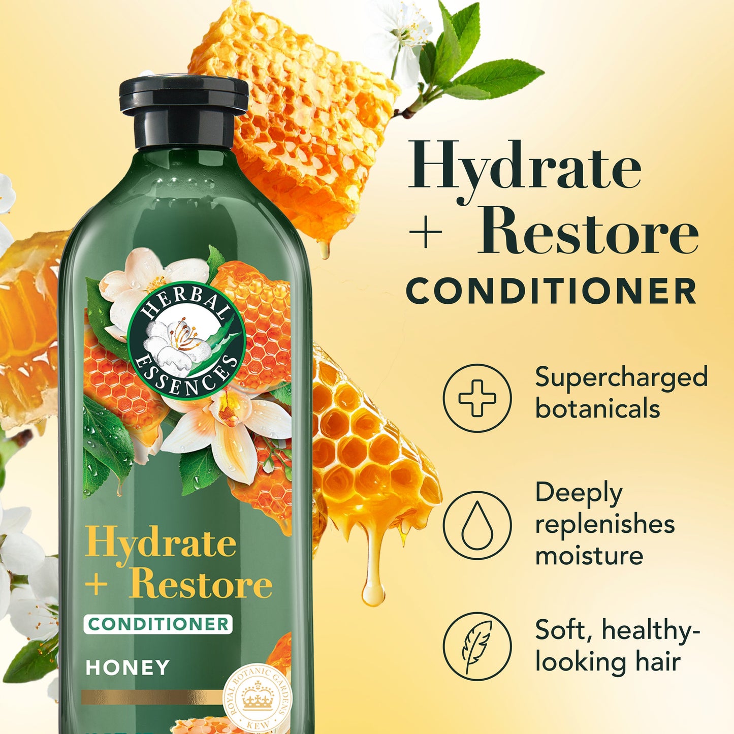 Herbal Essences Hydrate + Restore Honey Sulfate Free Conditioner, 13.5 fl oz