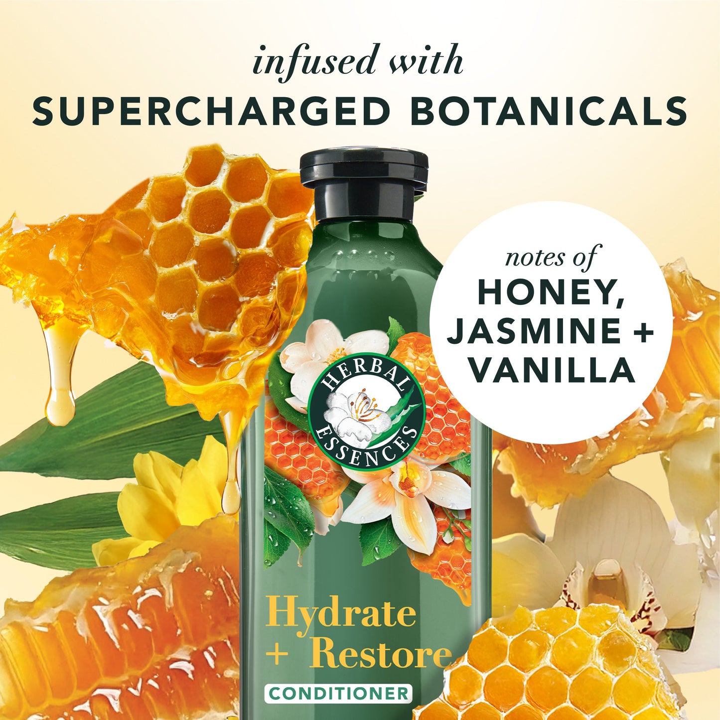 Herbal Essences Hydrate + Restore Honey Sulfate Free Conditioner, 13.5 fl oz