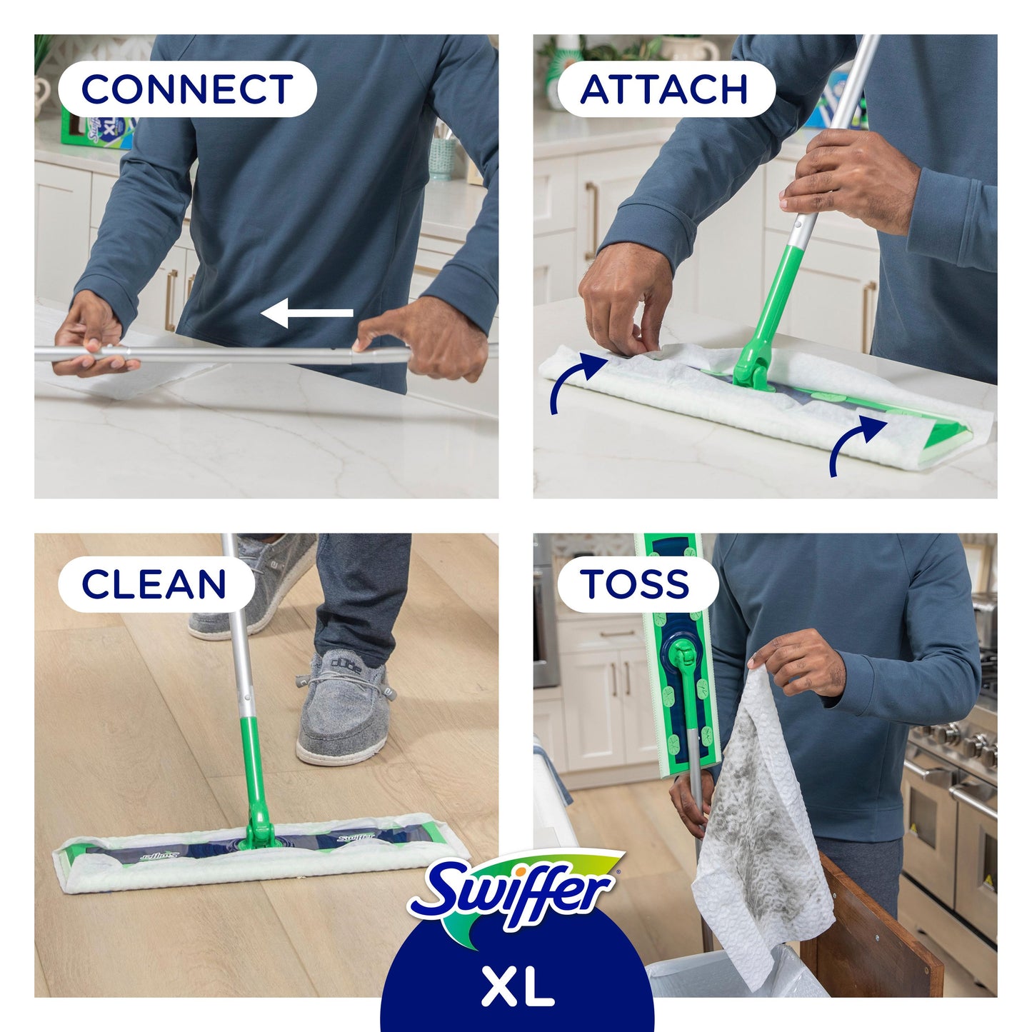 Swiffer Sweeper Dry + Wet XL Sweeping Kit