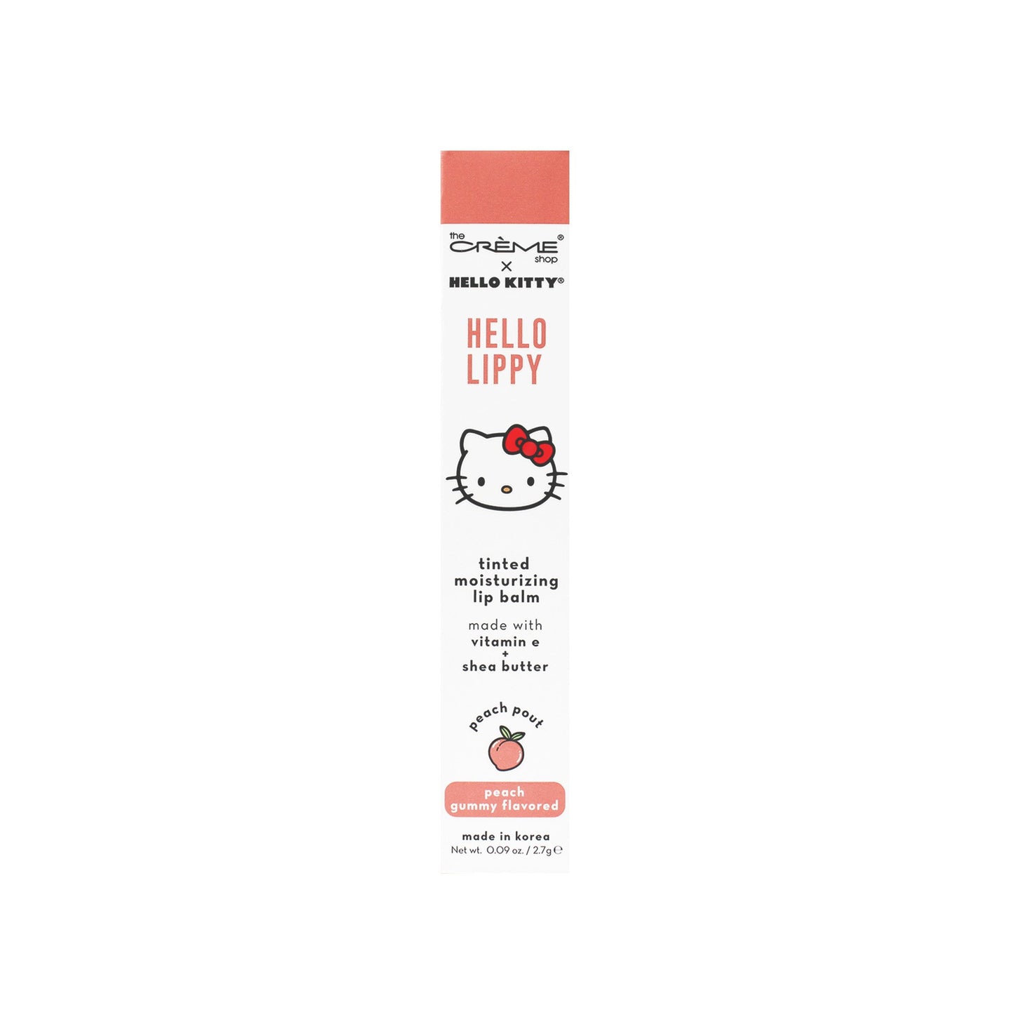 The Crème Shop Hello Lippy Moisturizing Tinted Lip Balm Peach Pout