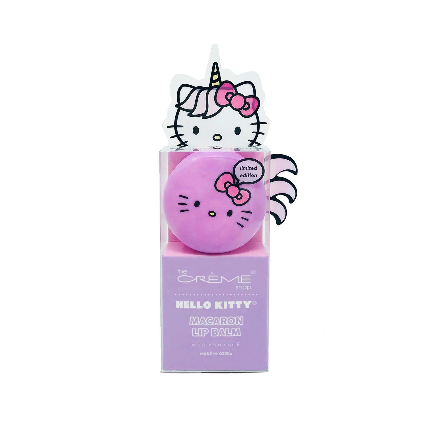 The Crème Shop x Hello Kitty Unicorn Macaron Lip Balm