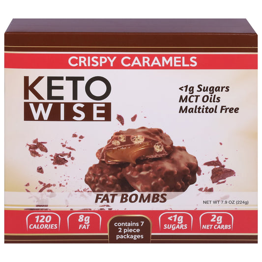 Keto Wise Fat Bombs Crispy Caramel