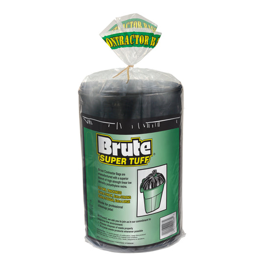 Brute Super Tuff Contracter Trash Bags, 45 Gallon