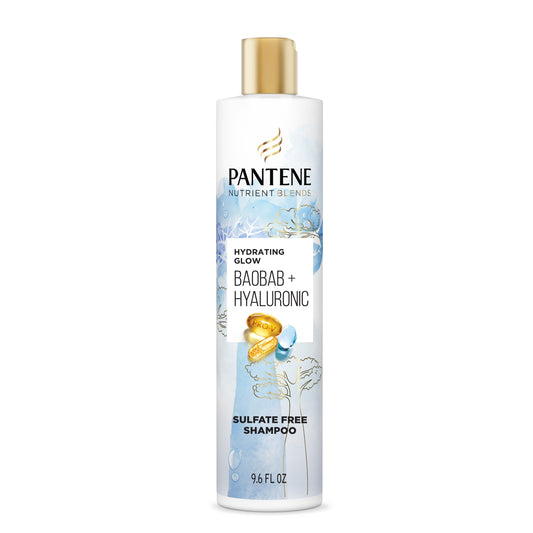 Pantene Nutrient Blends Hydrating Glow Baobab + Hyaluronic Sulfate Free Shampoo