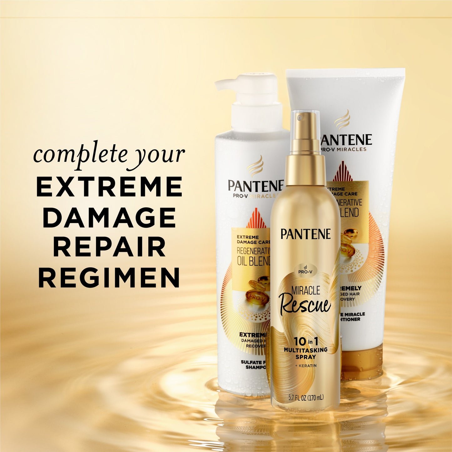 Pantene Miracle Rescue 10-in-1 Multitasking Leave-in Conditioner Spray