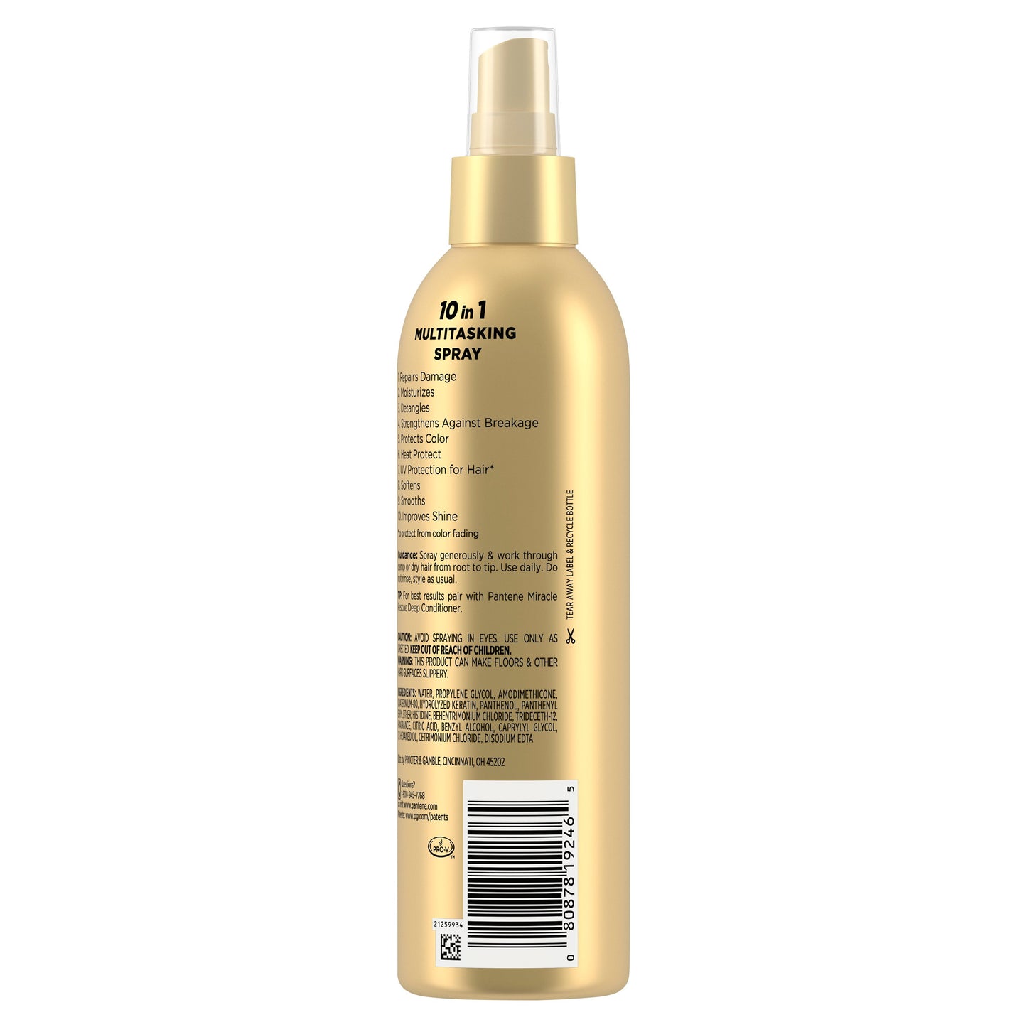 Pantene Miracle Rescue 10-in-1 Multitasking Leave-in Conditioner Spray