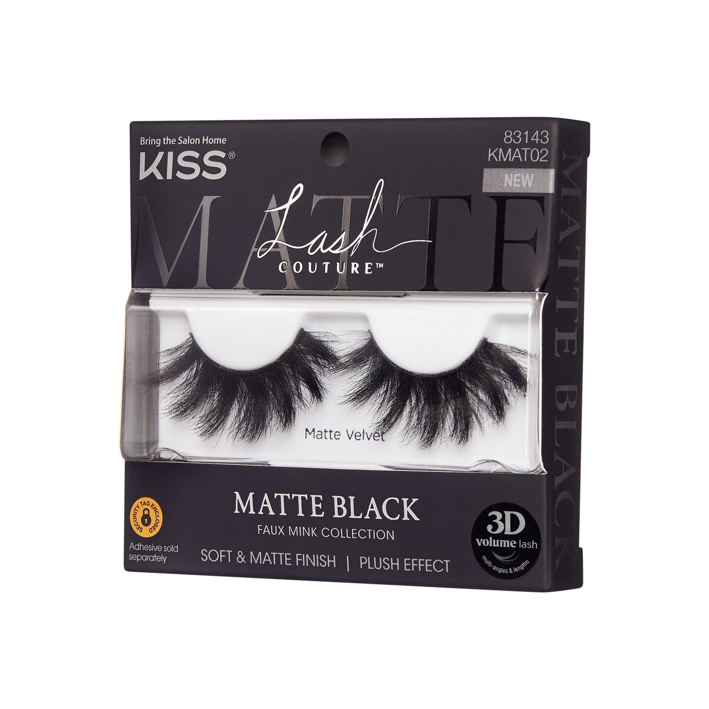 KISS Lash Couture Faux Mink Collection - Matte Black
