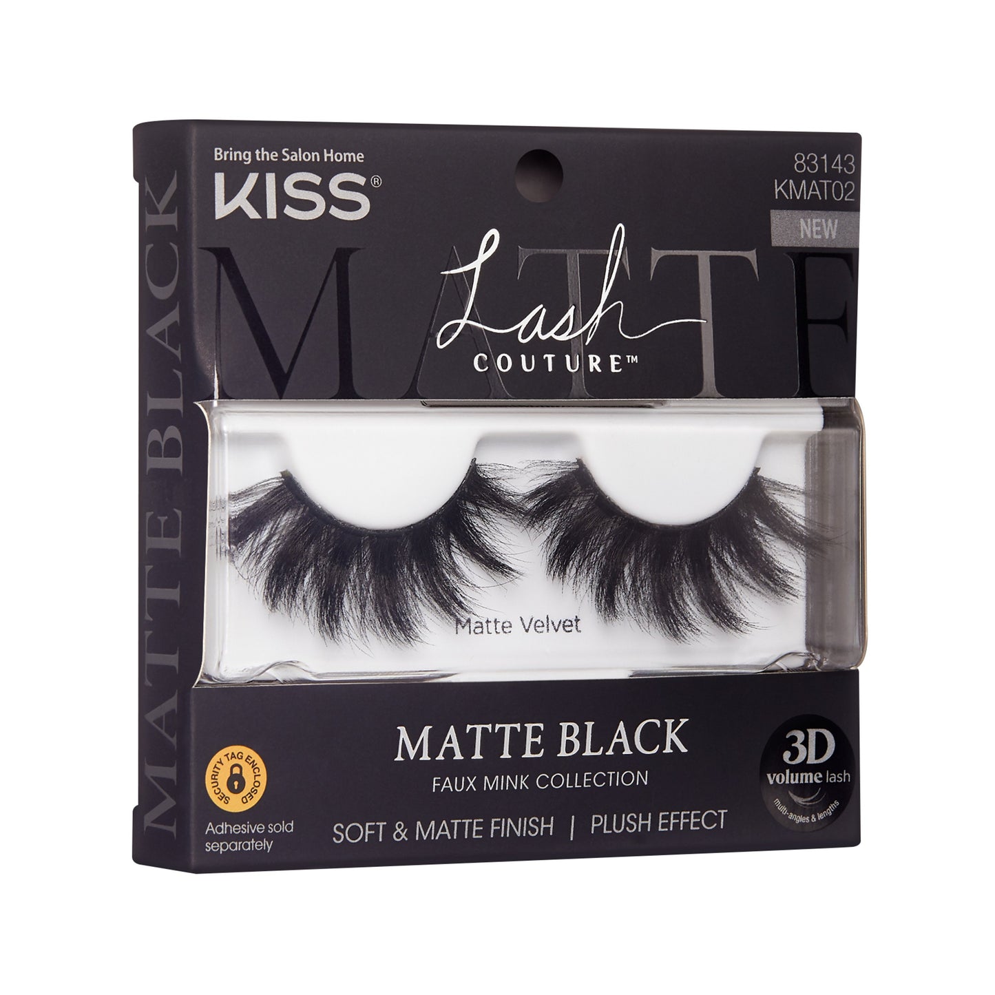 KISS Lash Couture Faux Mink Collection - Matte Black