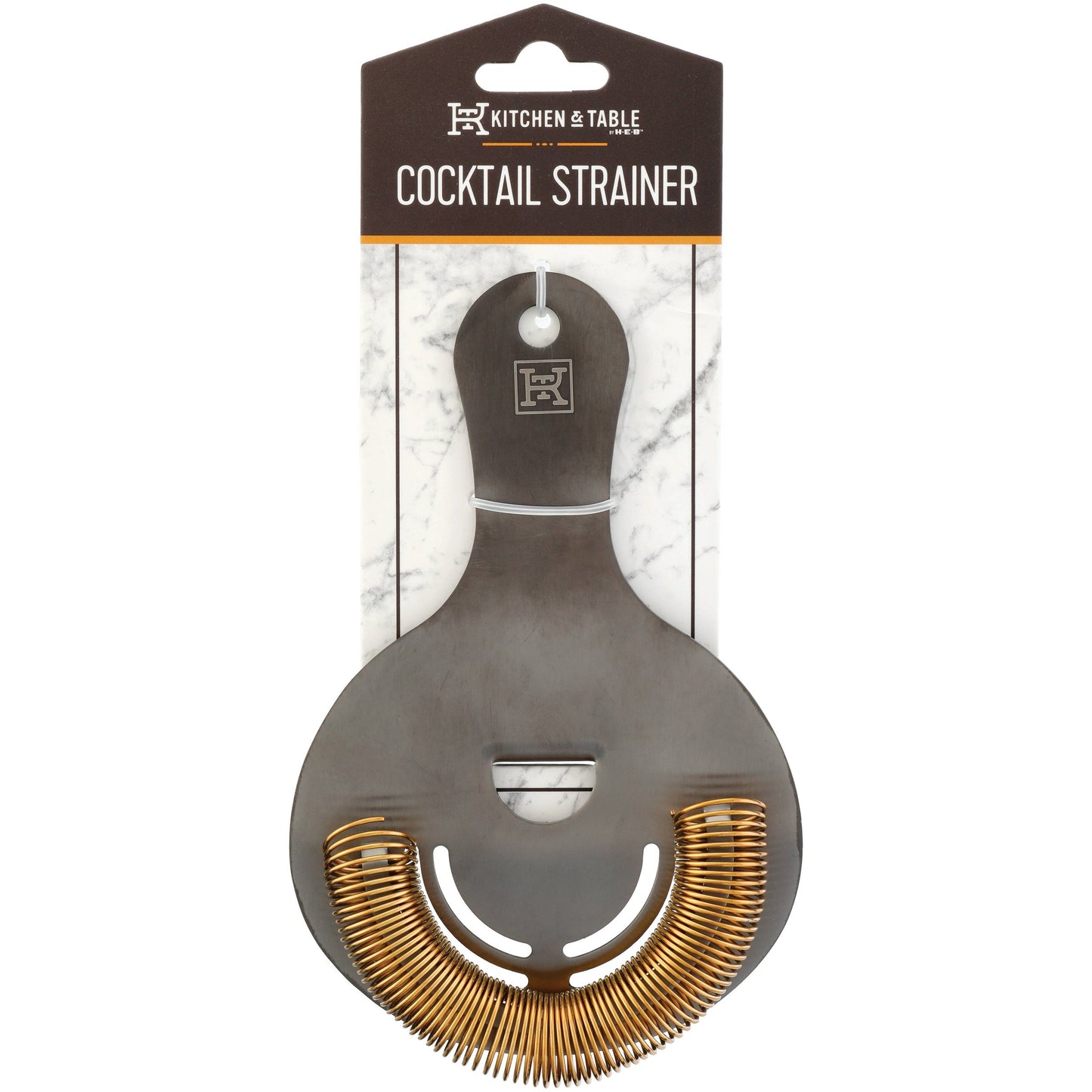 Kitchen & Table by H-E-B Stainless Steel Cocktail Strainer - Gunmetal