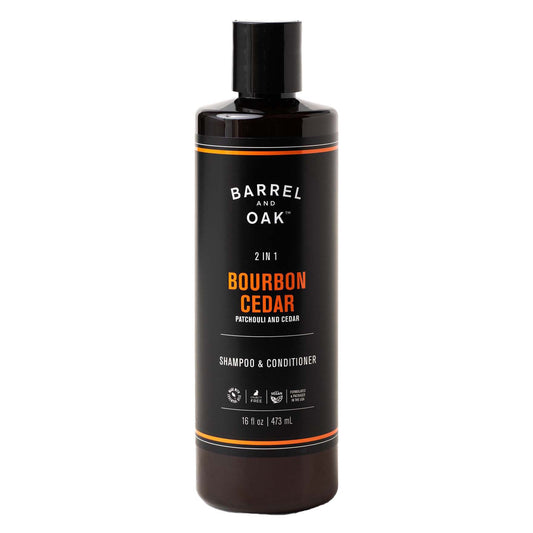 Barrel and Oak 2 in 1 Bourbon Cedar Shampoo & Conditioner - Patchouli & Cedar