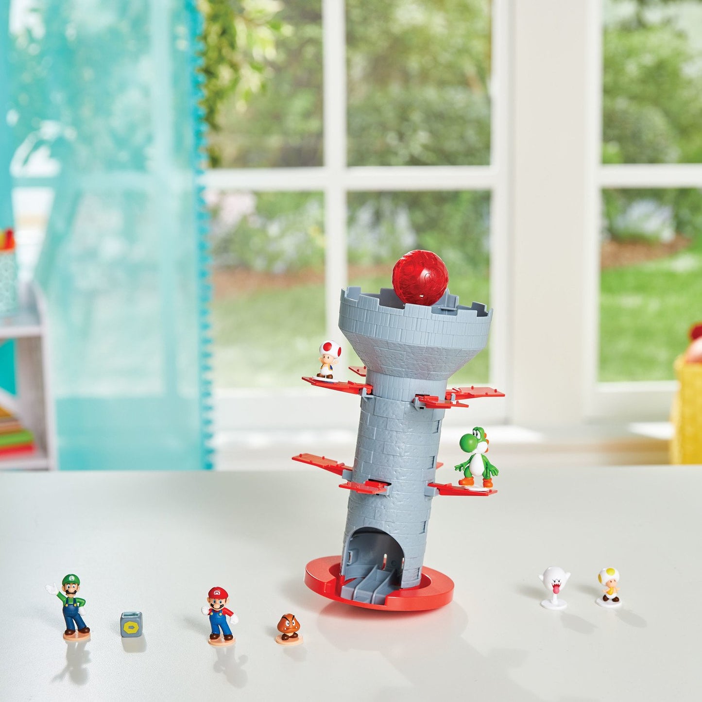 Super Mario Blow Up! Shaky Tower Balancing Game