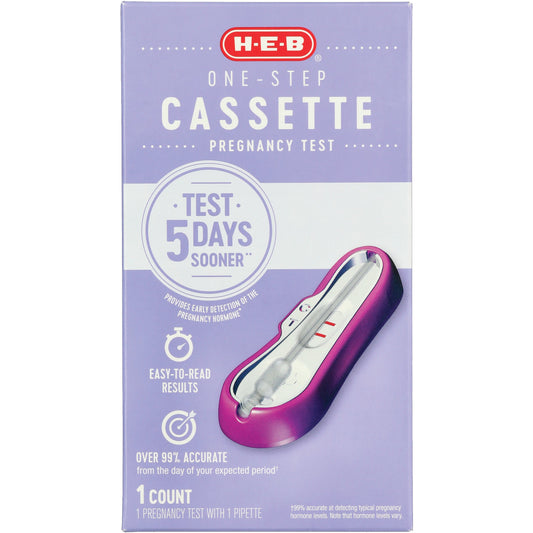 H-E-B One-Step Cassette Pregnancy Test