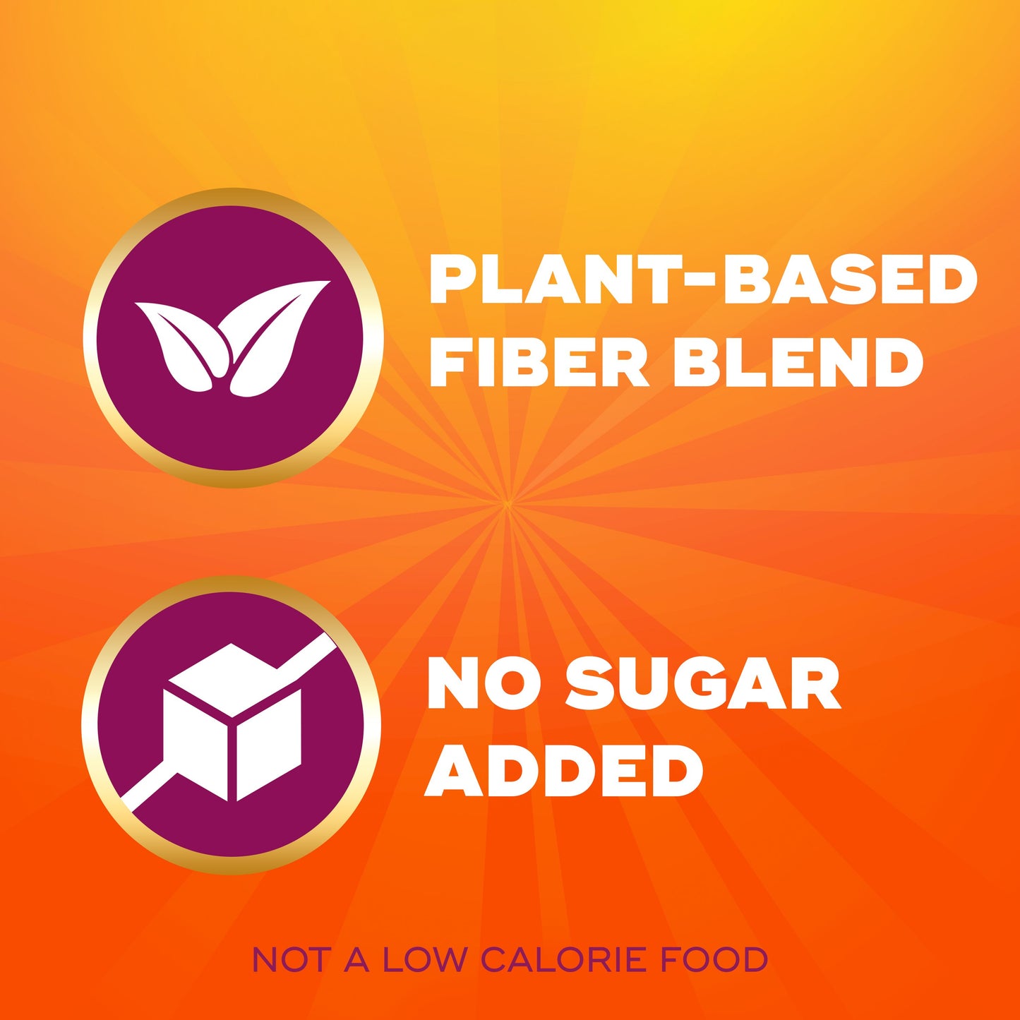 Metamucil Fiber Gummies, Plant-Based Prebiotic Fiber Supplement Blend, No Sugar Added, Orange Flavor