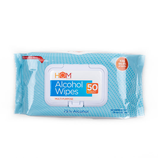 Hom Works Multi-Purpose Alcohol Wipes Twin Pack