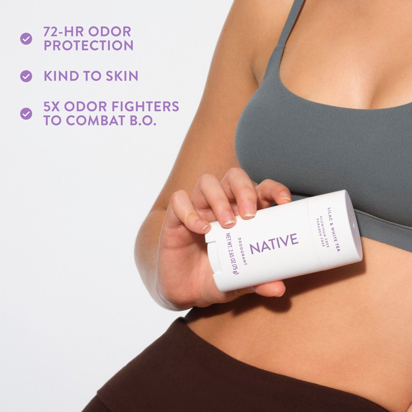 Native Aluminum Free Deodorant - Lilac & White Tea