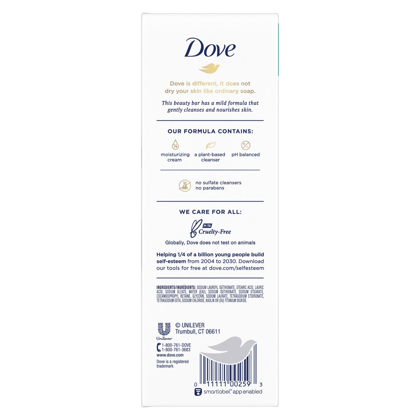 Dove Sensitive Skin Moisturizing Beauty Bars