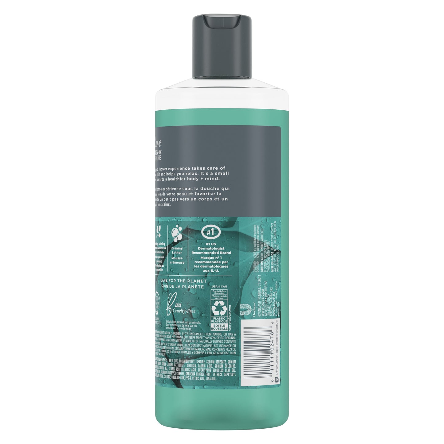 Dove Men+Care Relaxing Body Wash - Eucalyptus Oil + Cedar
