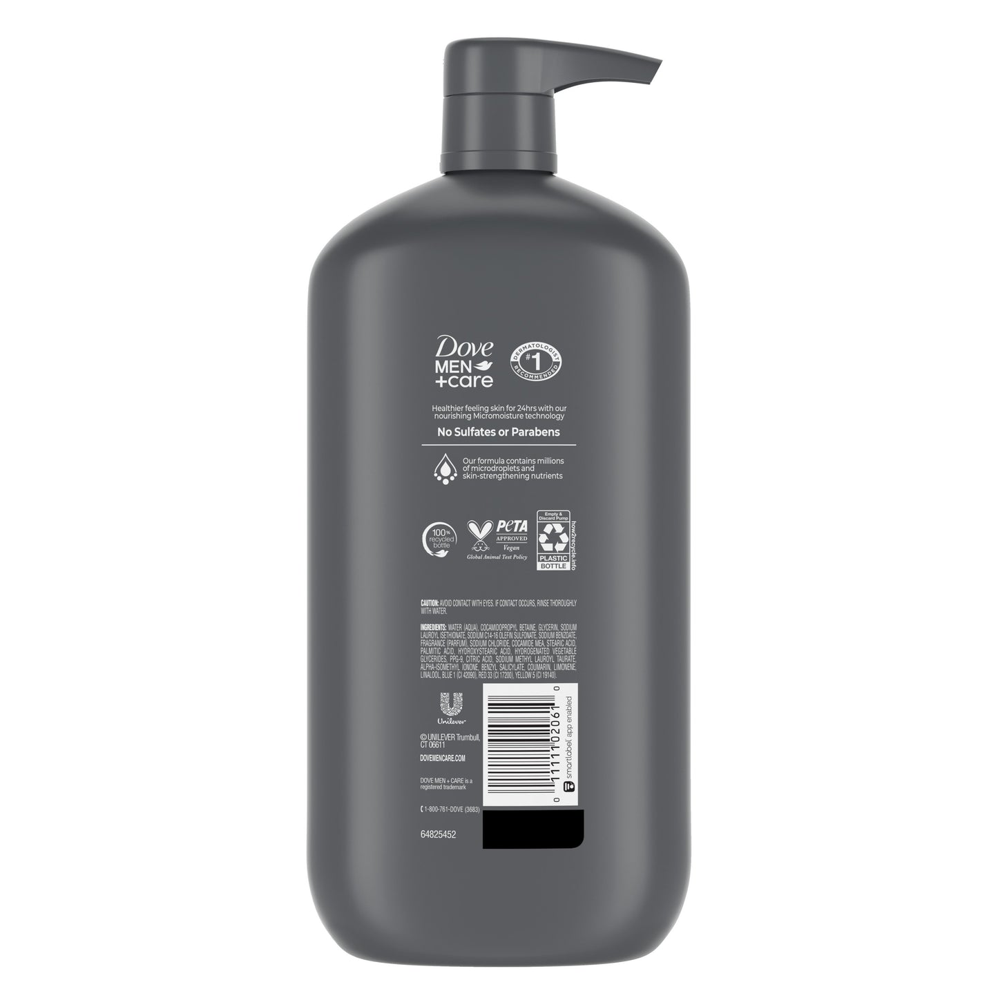 Dove Men+Care Hydrating Body + Face Wash - Clean Comfort
