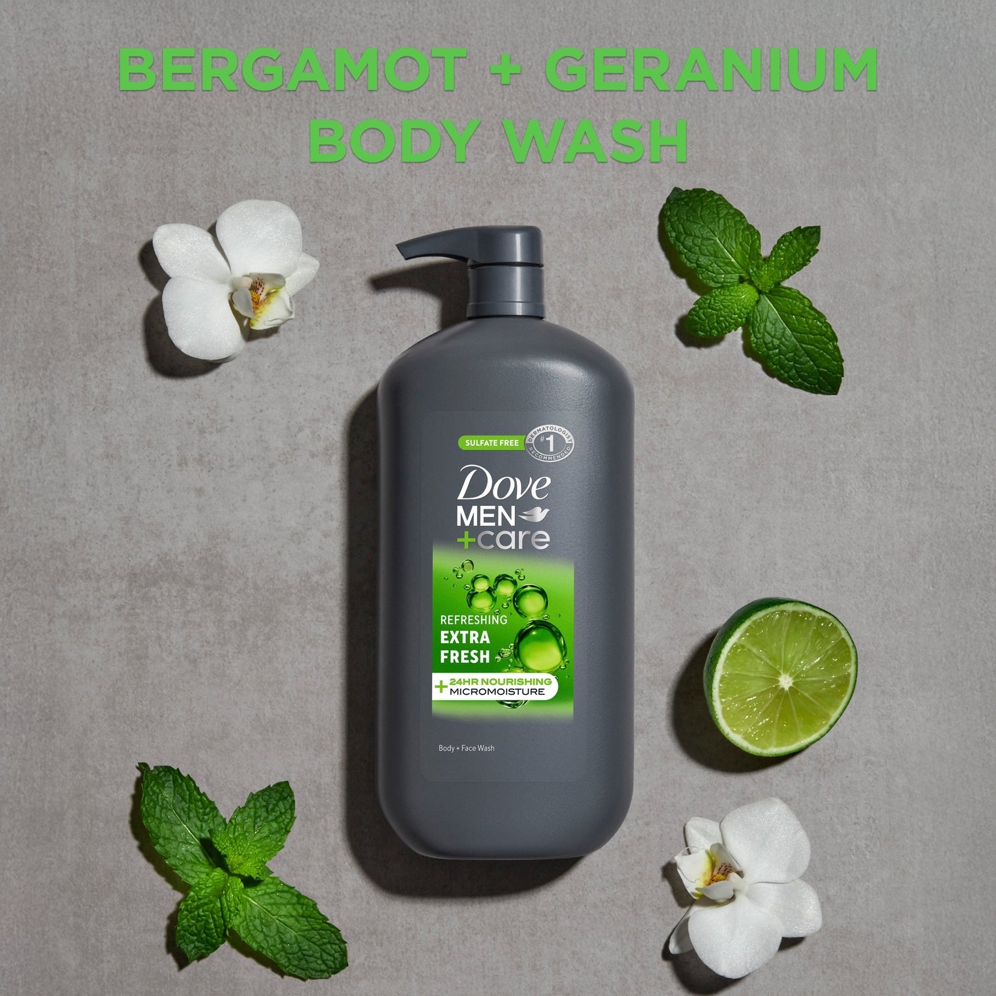 Dove Men+Care Refreshing Body + Face Wash - Extra Fresh