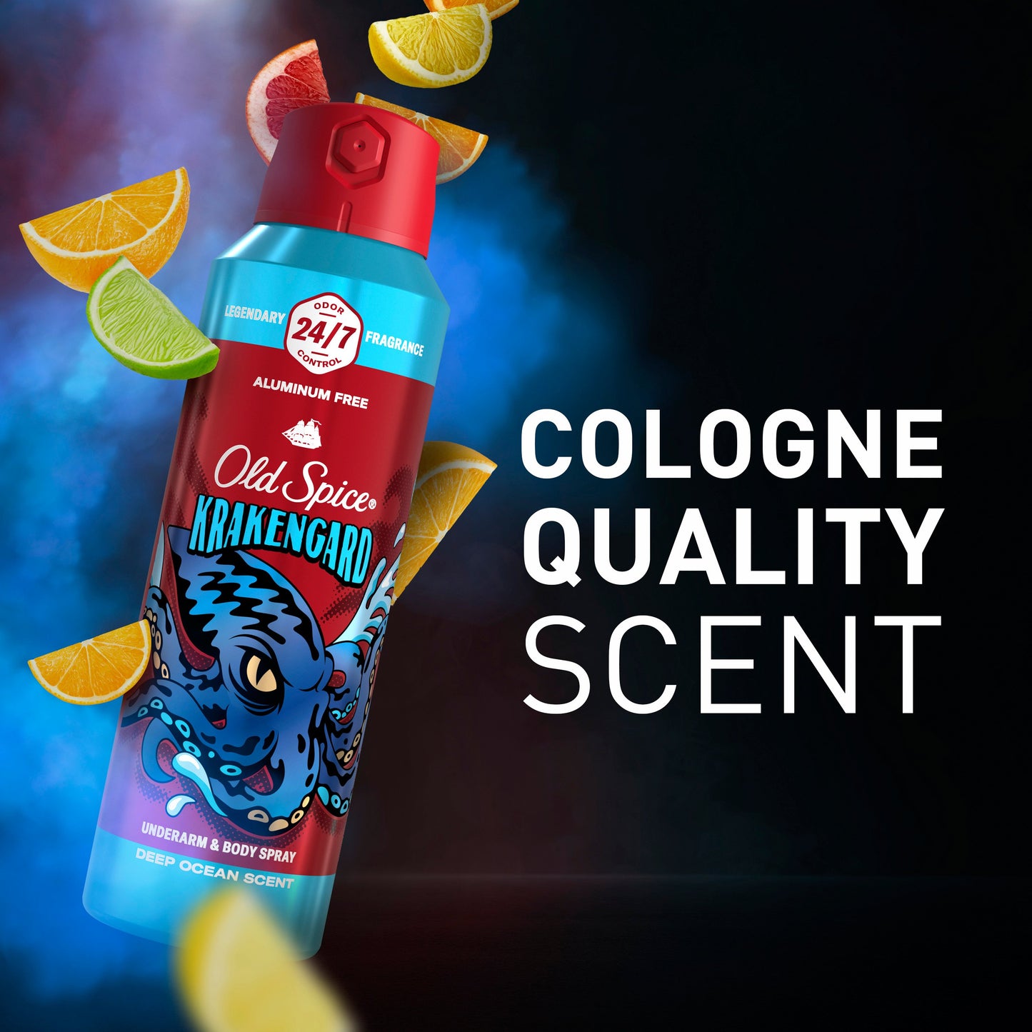 Old Spice Men's Aluminum Free Body Spray - Krakengard