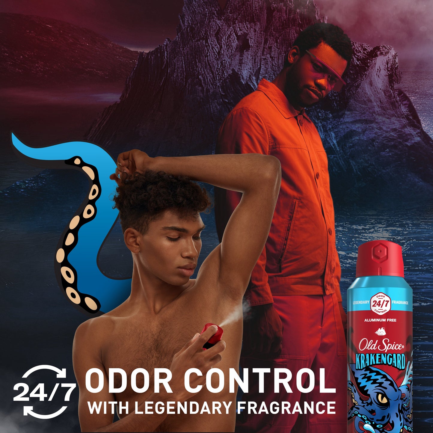 Old Spice Men's Aluminum Free Body Spray - Krakengard