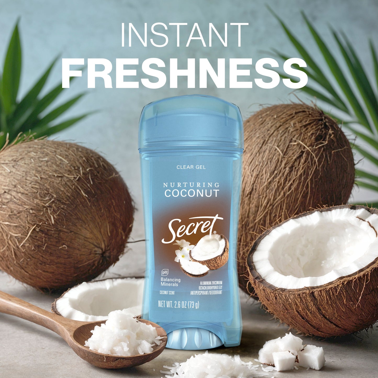 Secret 48 Hr Antiperspirant Deodorant Gel - Coconut