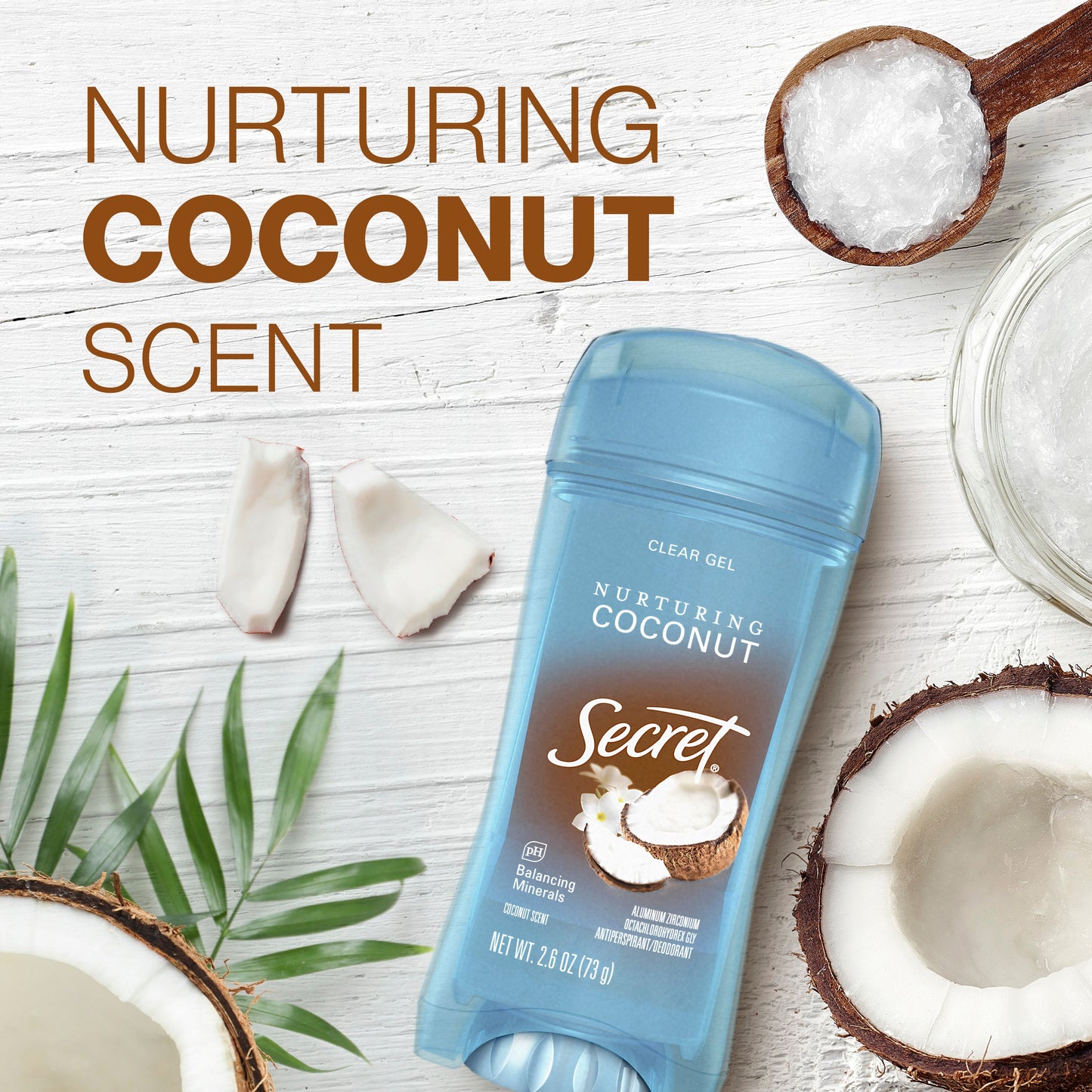 Secret 48 Hr Antiperspirant Deodorant Gel - Coconut